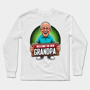 Promoted To Grandpa Long Sleeve T-Shirt